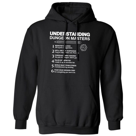 Understanding Dungeon Masters Classic Unisex Hoodie - Black - 1