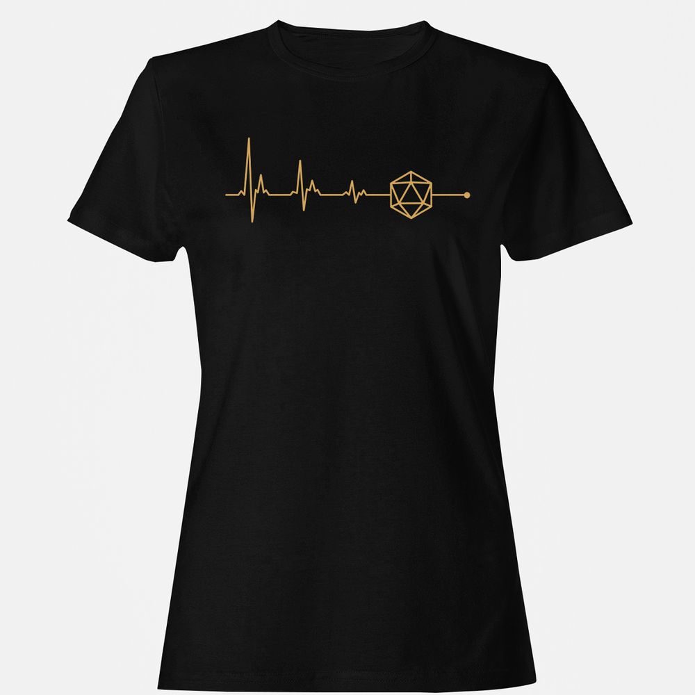 D20 Dice Is My Life Women's T-Shirt - Black - 1