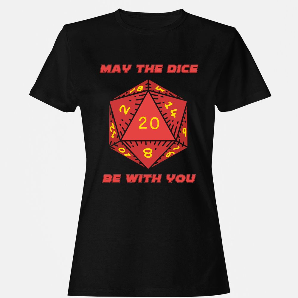May the Dice Be With You - Black - 1