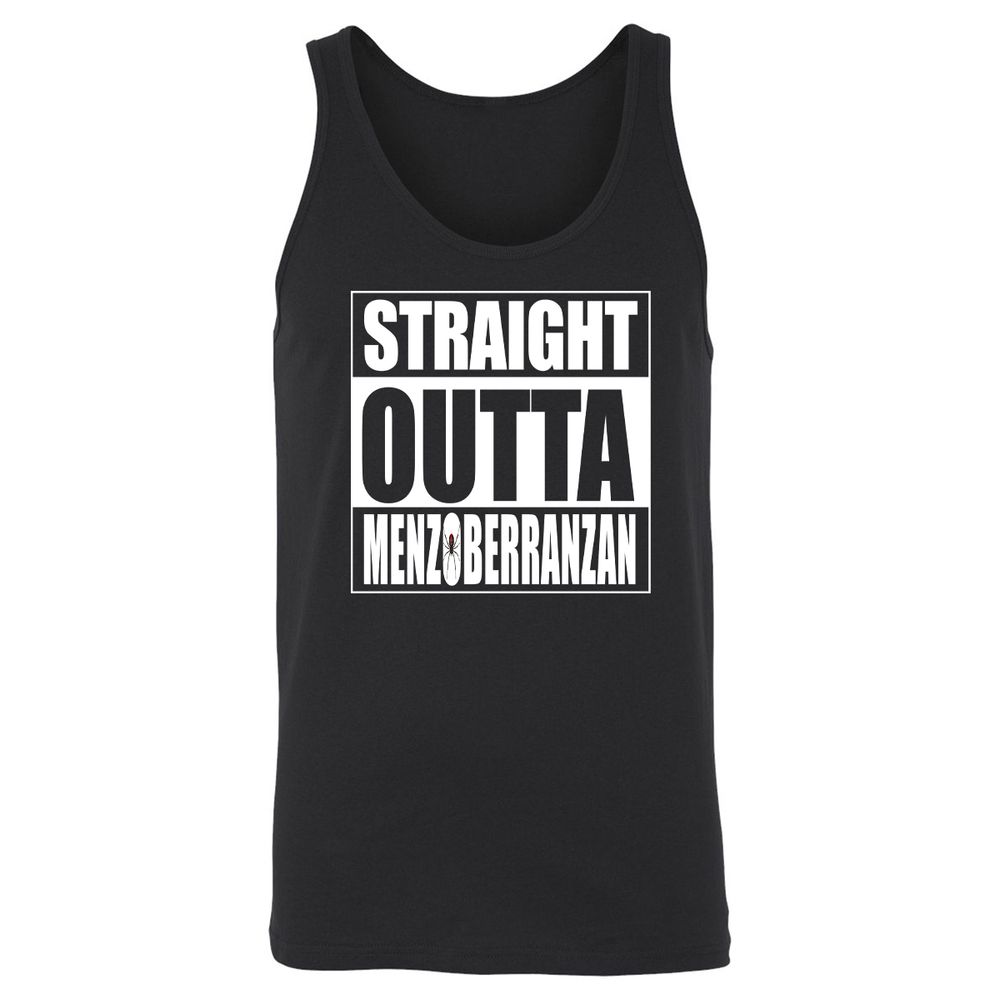 Straight Outta Menzoberranzan Unisex Jersey Tank - Black - 1
