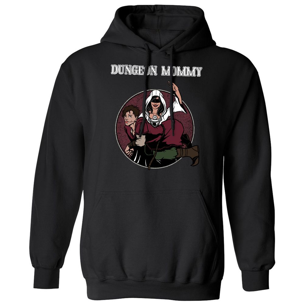 Dominant Dungeon Mommy Classic Unisex Hoodie - Black - 1
