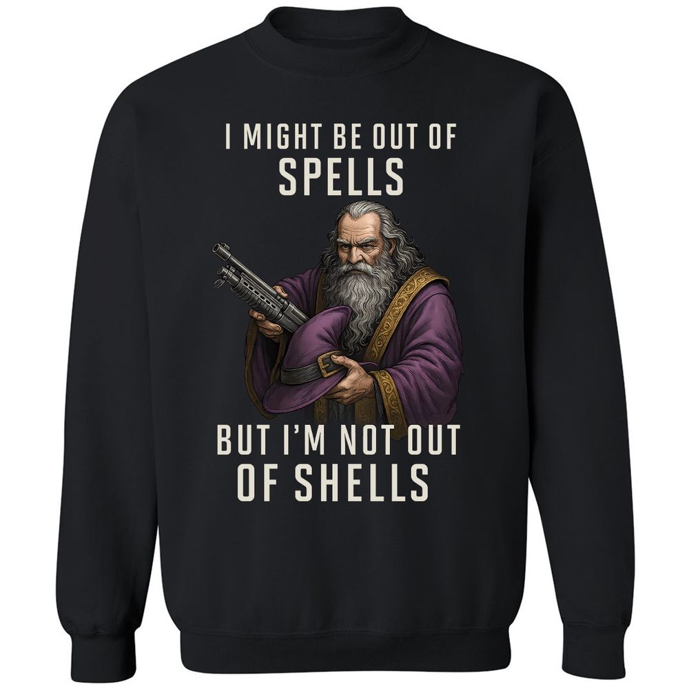Not Out Of Shells Classic Unisex Sweatshirt - Black - 1