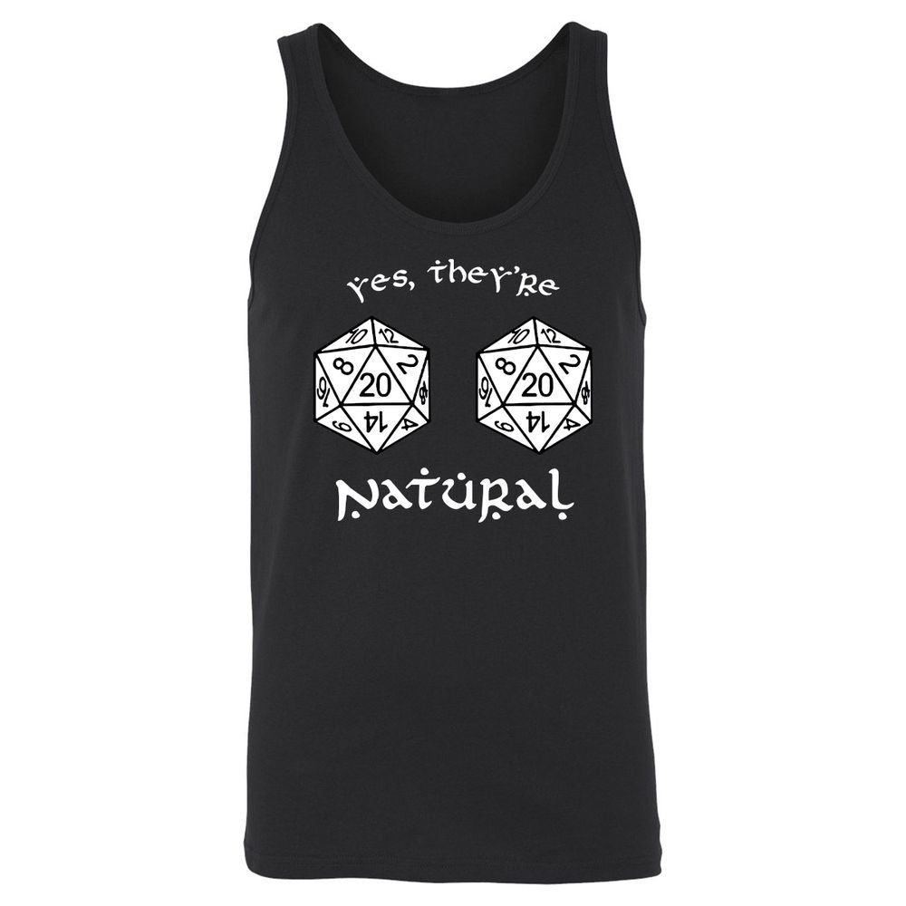 They Are Natural Unisex Jersey Tank - Black - 1