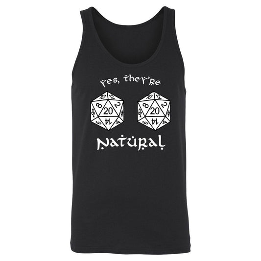 They Are Natural Unisex Jersey Tank - Black - 1