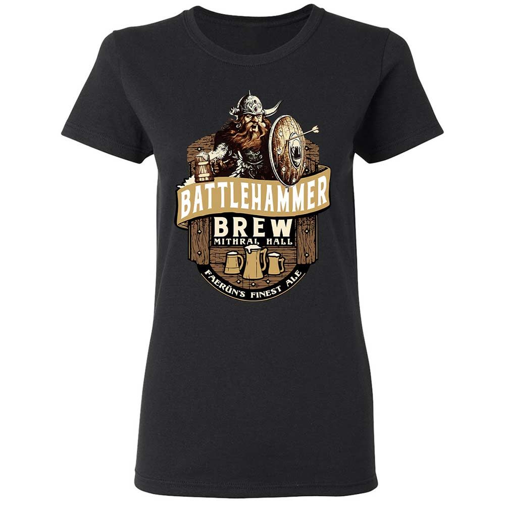 Battlehammer Brew Women's T-Shirt - Black - 1