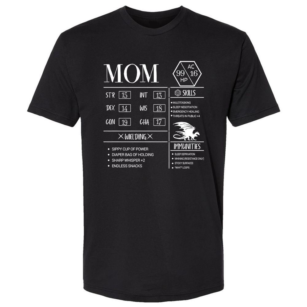 Mom New Premium Unisex T-Shirt - Black - 1