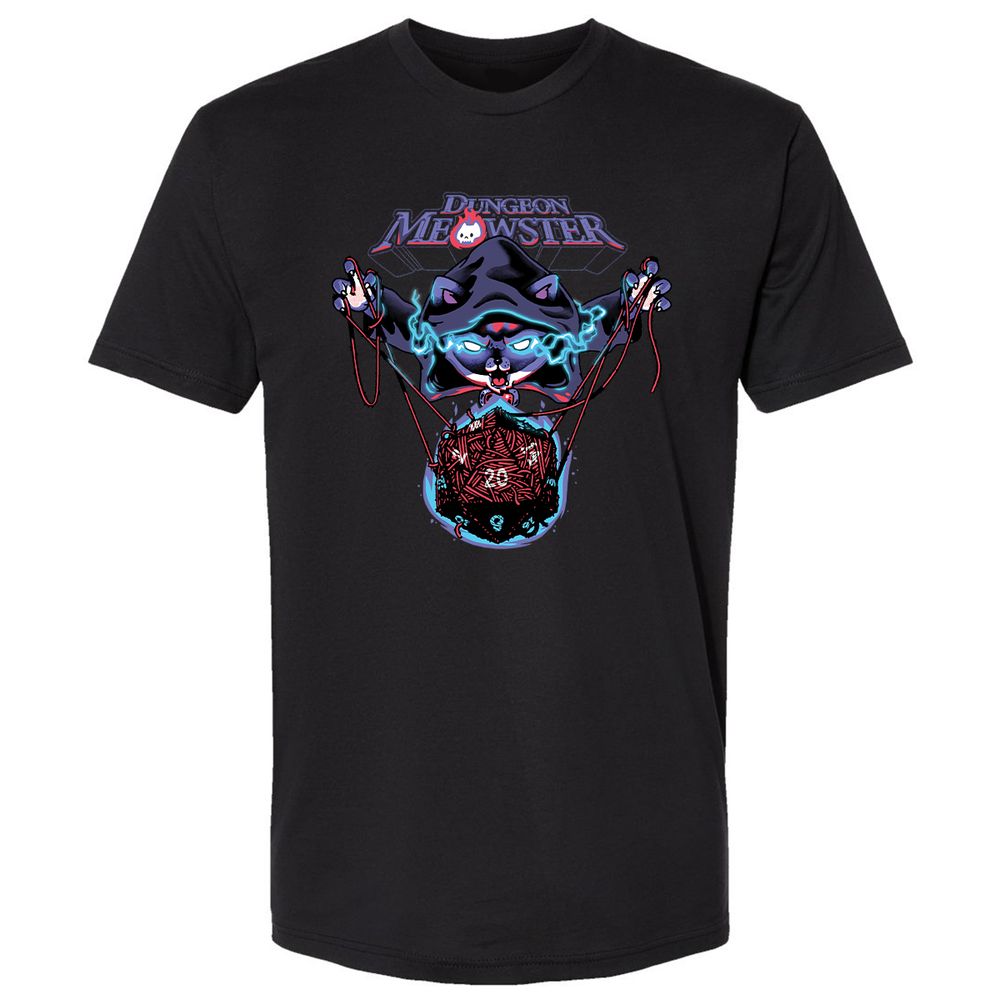 Dungeon Meowster Premium Unisex T-Shirt - Black - 1