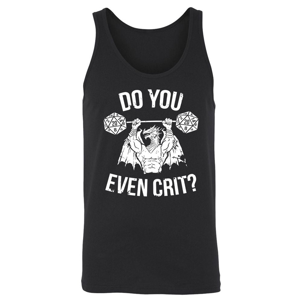 Do You Even Crit Unisex Jersey Tank - Black - 1