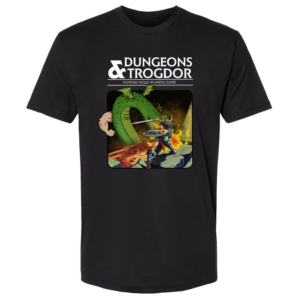 Trogdor Premium Unisex T-Shirt - Black - 1