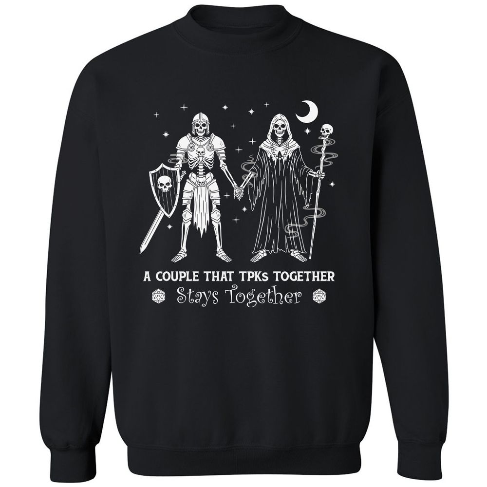 TPK Love – Skeleton Couple - Black - 1