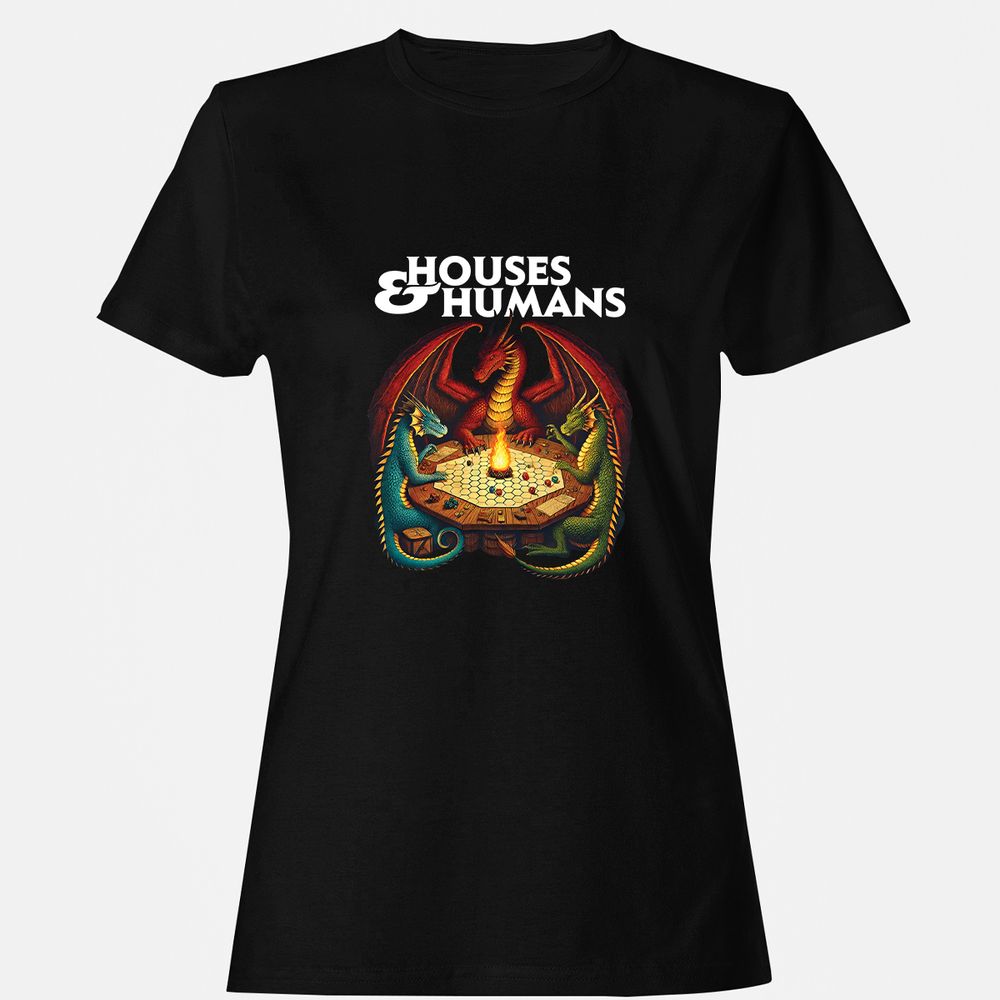 Houses & Humans Women's T-Shirt - Black - 1