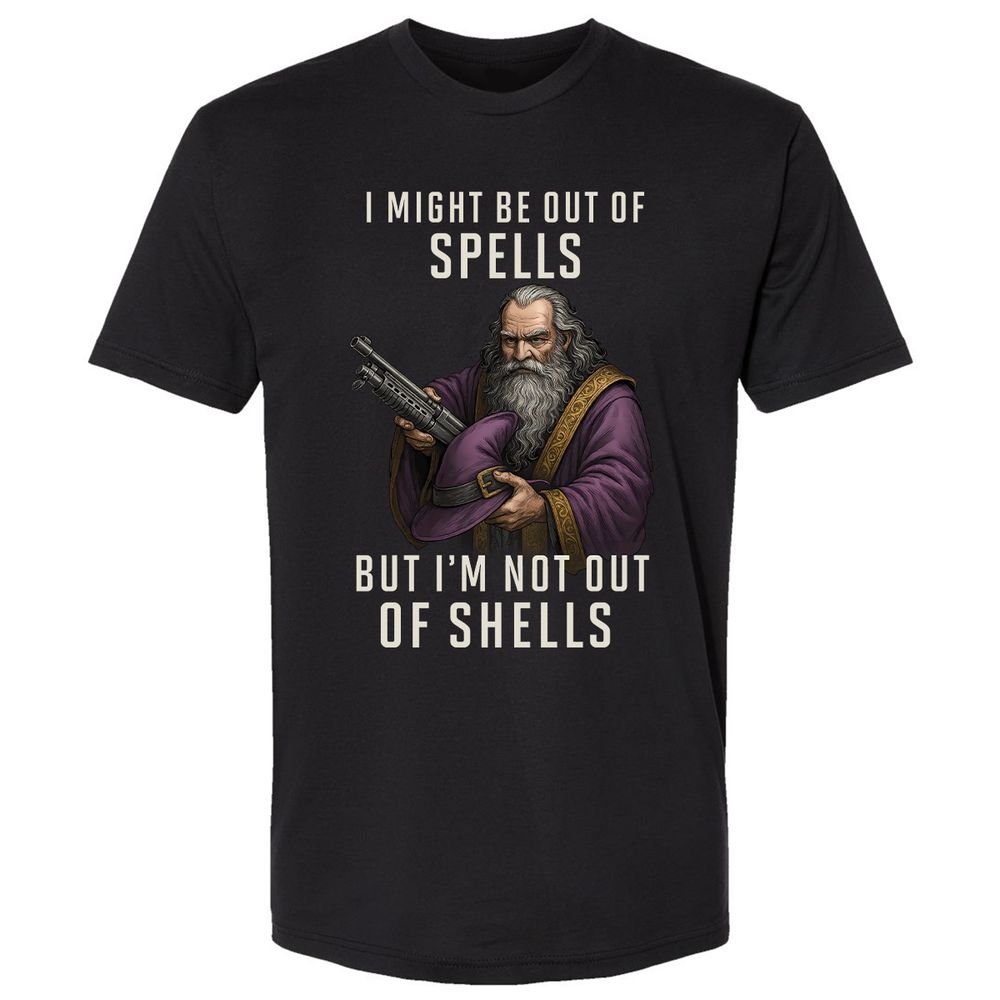 Not Out Of Shells Premium Unisex T-Shirt - Black - 1