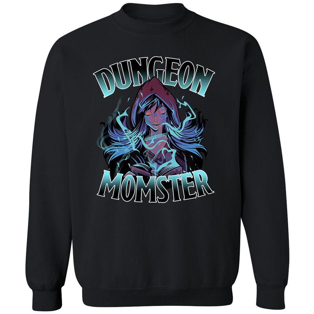 Dungeon Momster Classic Unisex Sweatshirt - Black - 1