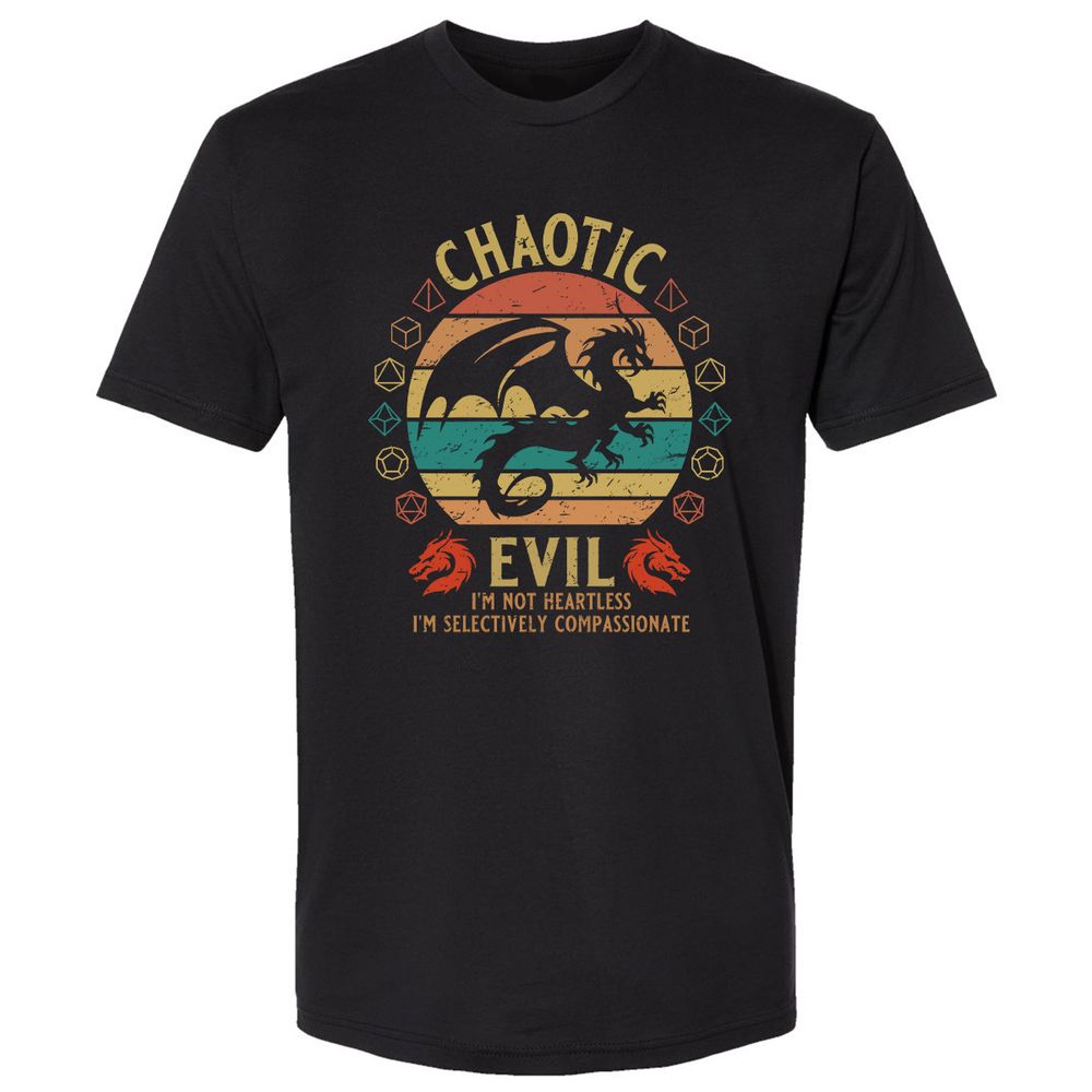 Chaotic Evil Premium Unisex T-Shirt - Black - 1