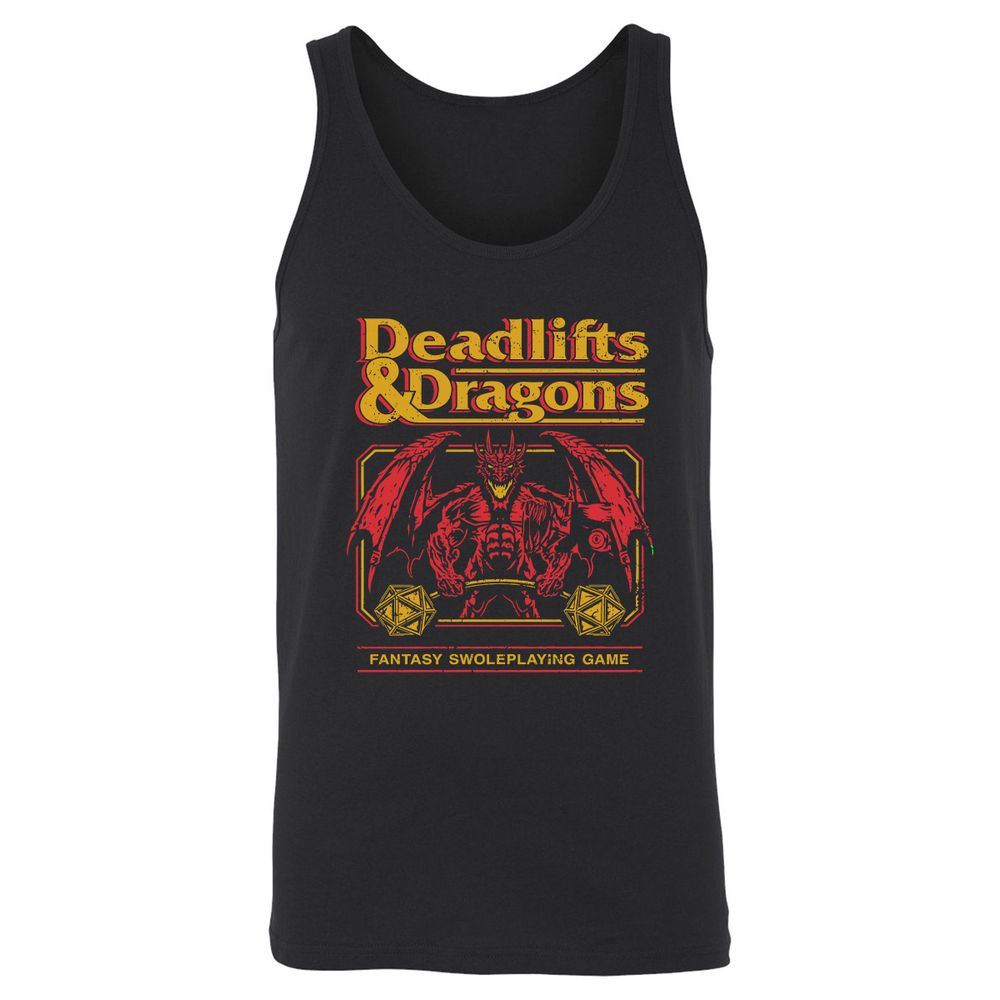 Deadlifts & Dragons - Black - 1