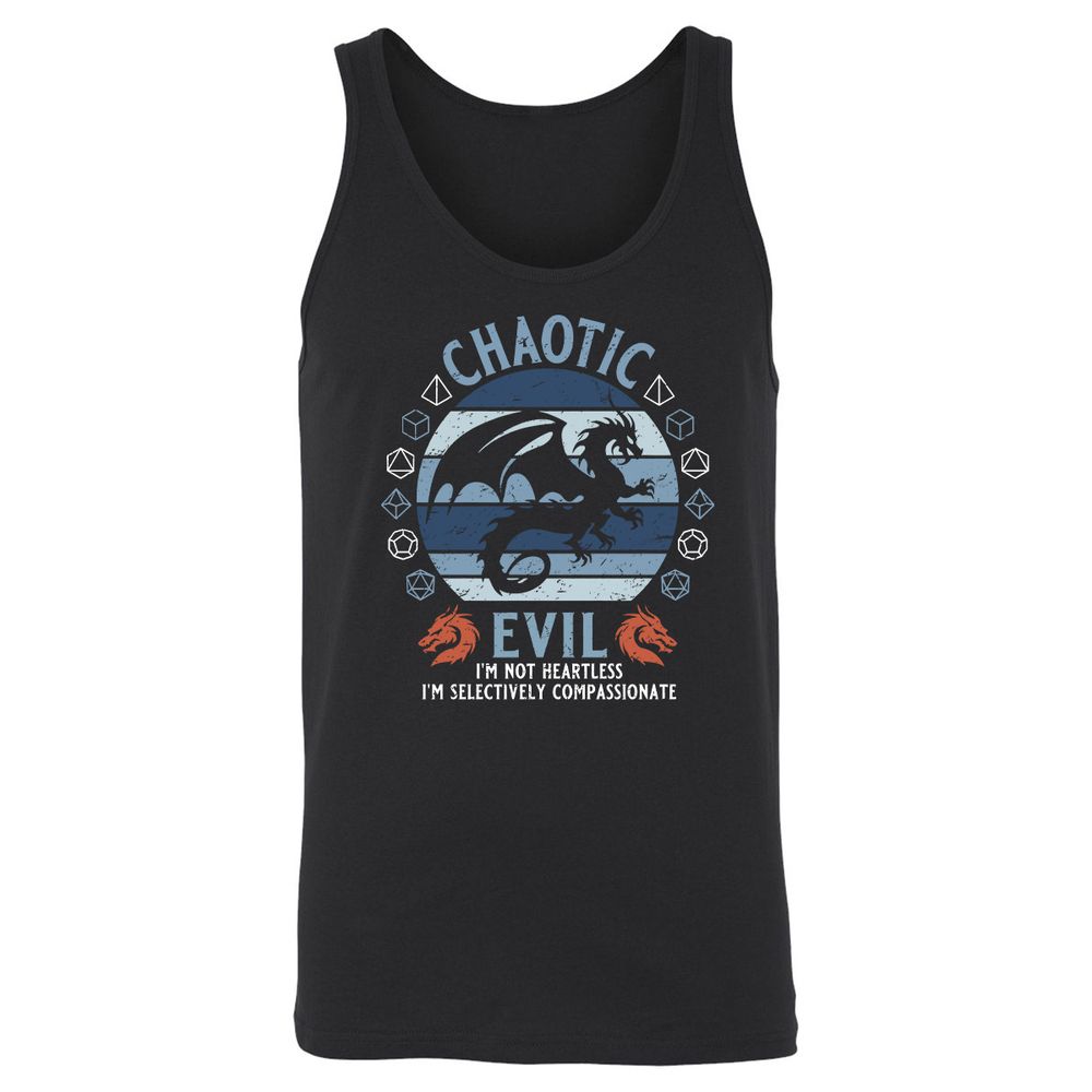 Chaotic Evil 2 Unisex Jersey Tank - Black - 1