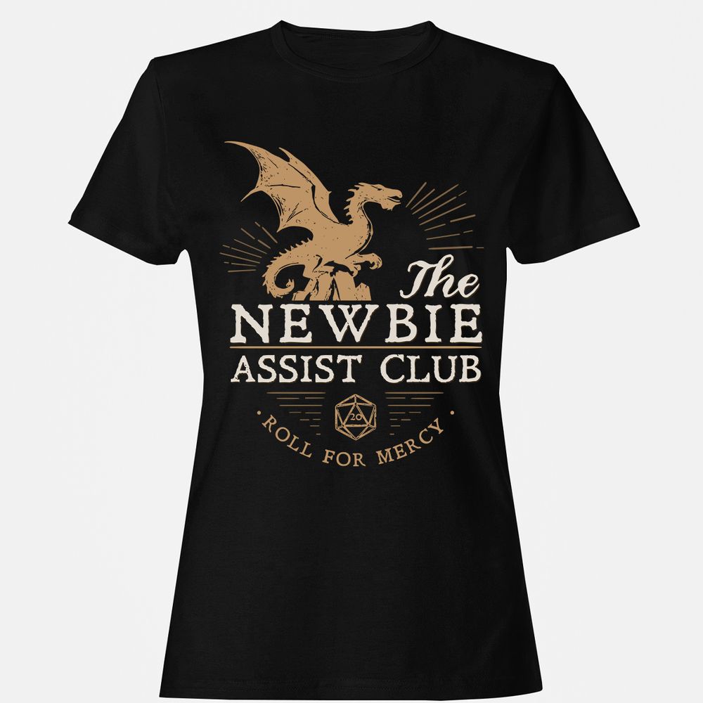 The Newbie Assist Club Women's T-Shirt - Black - 1