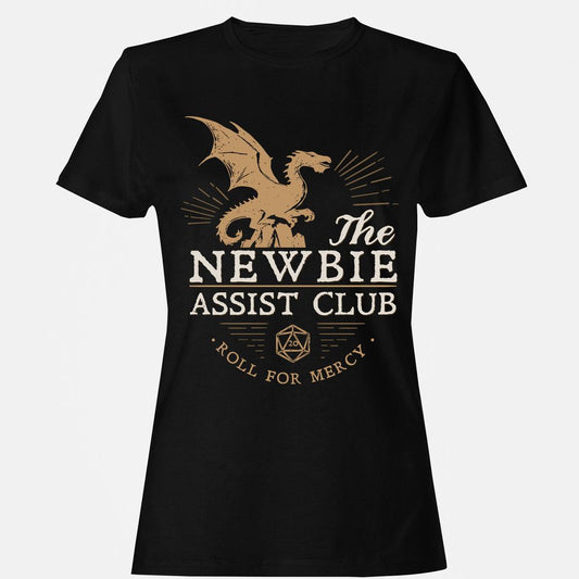 The Newbie Assist Club Women's T-Shirt - Black - 1