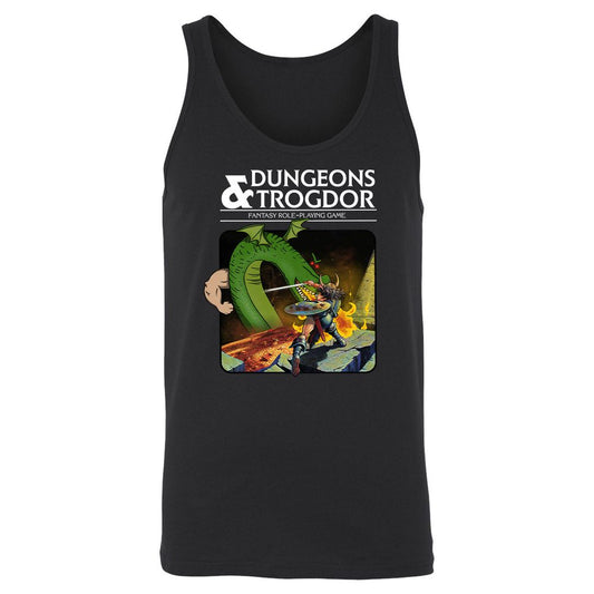 Trogdor Unisex Jersey Tank - Black - 1
