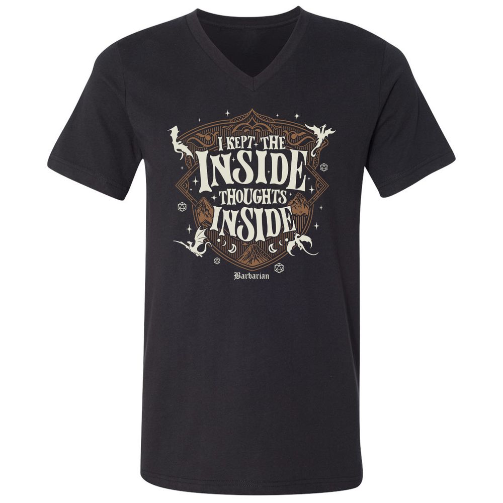 Barbarian I Kept The Inside Thoughts Inside - Black - 1