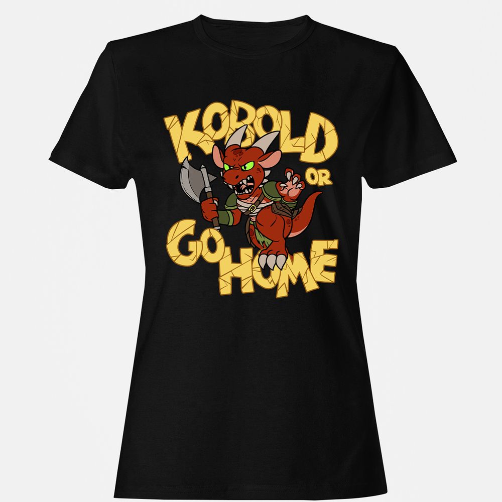 Kobold Or Go Home Women's T-Shirt - Black - 1