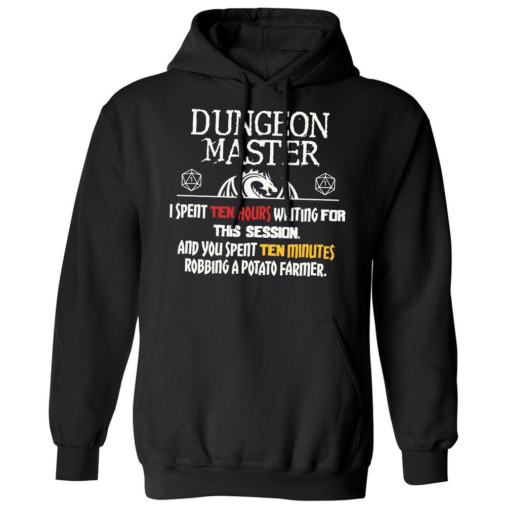 Dungeon Master Chaos Meme Classic Unisex Hoodie - Black - 1