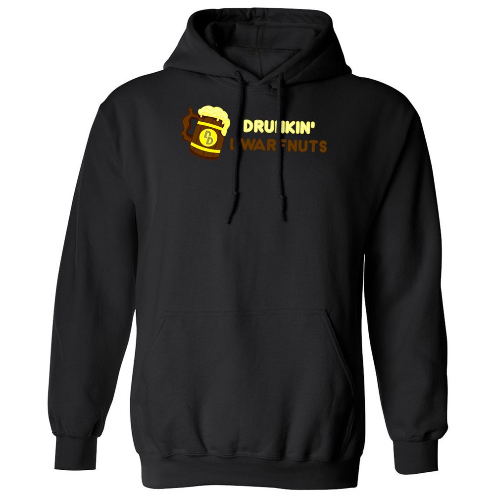 Drunkin' Dwartnuts Classic Unisex Hoodie - Black - 1