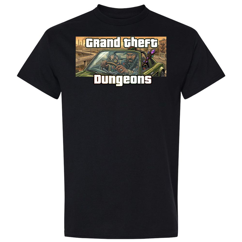 Grand Theft Dungeons Classic Unisex T-Shirt - Black - 1