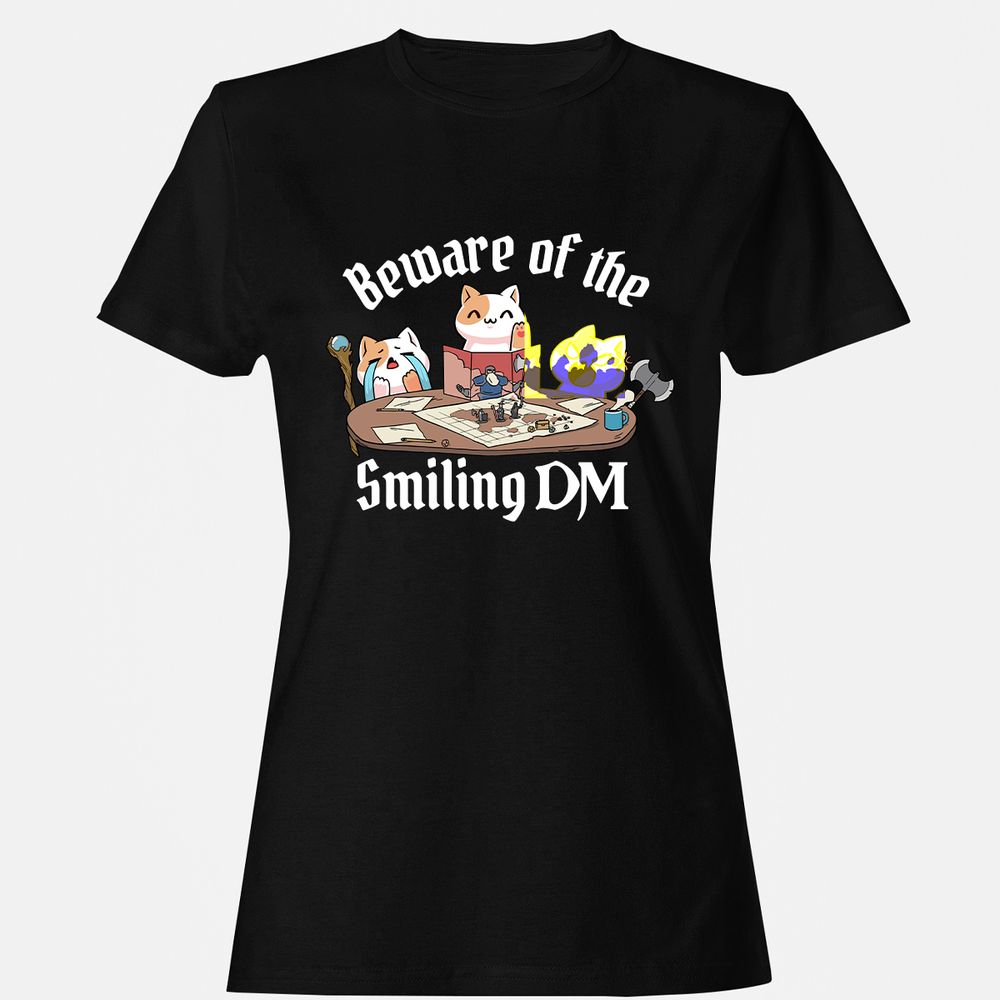 Beware of the Smiling DM - Black - 1