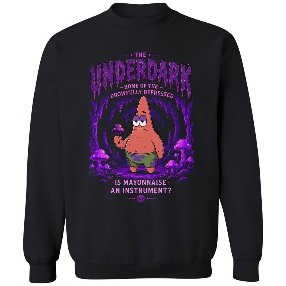 The Underdark Classic Unisex Sweatshirt - Black - 1