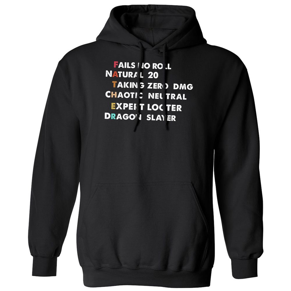 Father D&D Classic Unisex Hoodie - Black - 1
