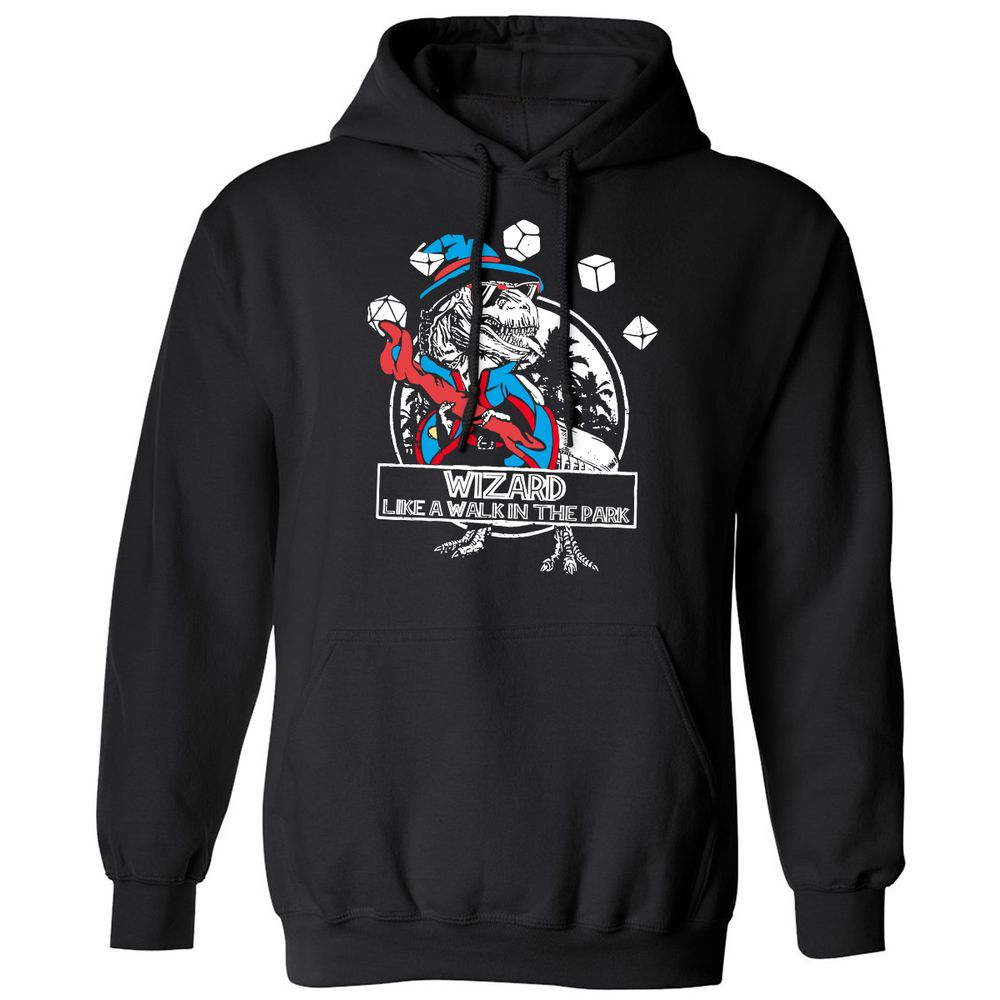 Wizard Like The Walk In The Park Classic Unisex Hoodie - Black - 1