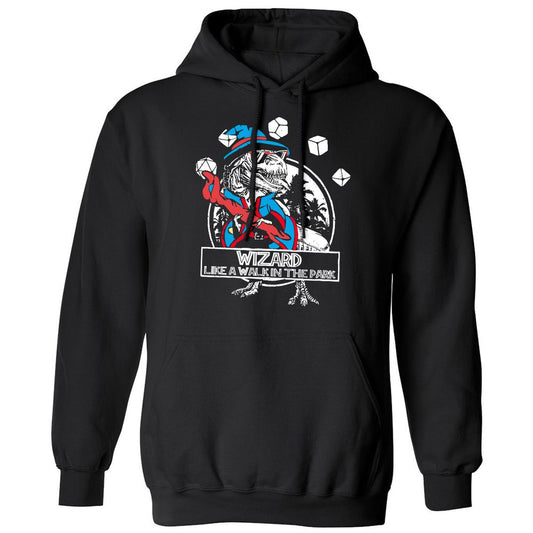 Wizard Like The Walk In The Park Classic Unisex Hoodie - Black - 1