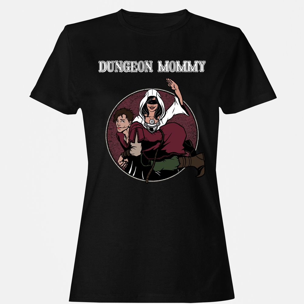 Dominant Dungeon Mommy Women's T-Shirt - Black - 1