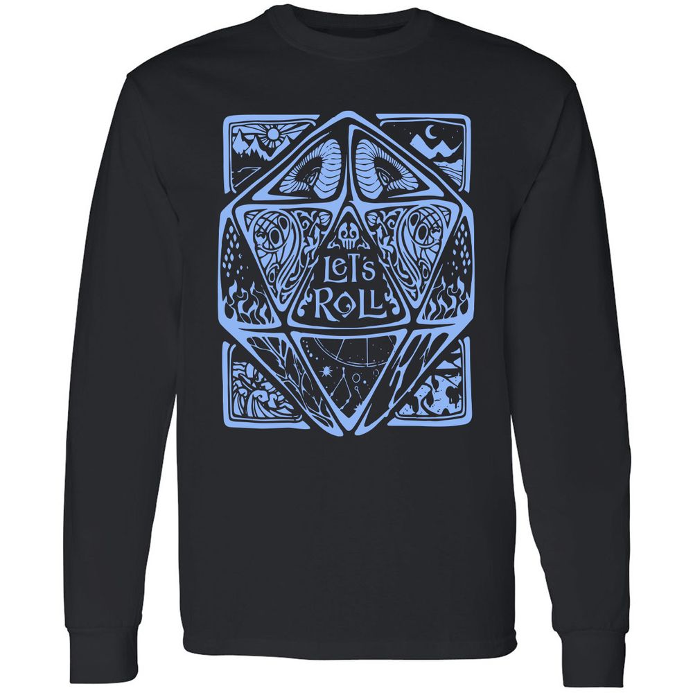 Let's Roll Long Sleeve T-Shirt - Black - 1