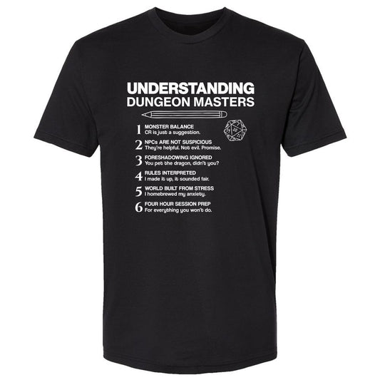 Understanding Dungeon Masters Premium Unisex T-Shirt - Black - 1