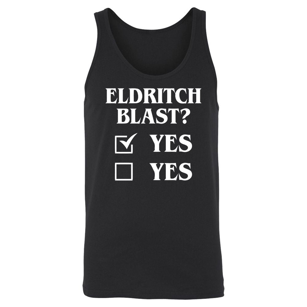 Eldritch Blast Yes Unisex Jersey Tank - Black - 1