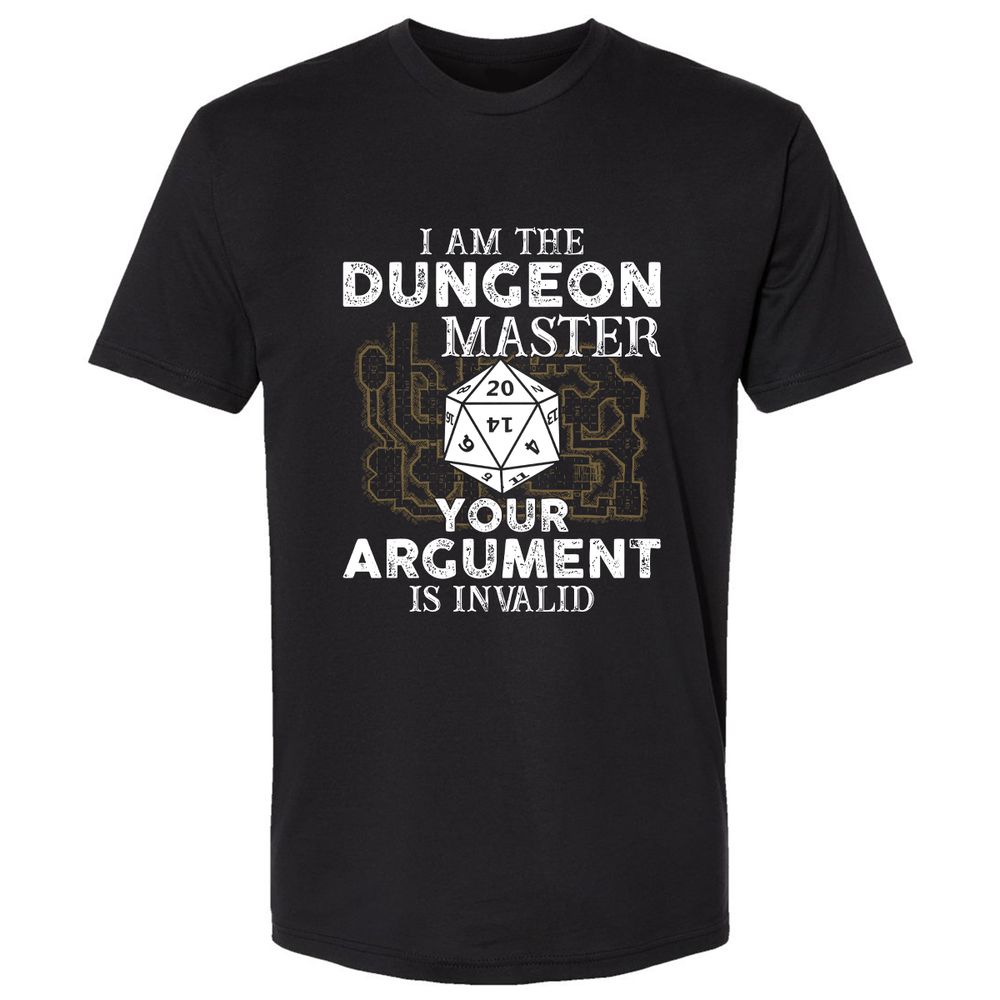 I Am the Dungeon Master – Your Argument Is Invalid - Black - 1