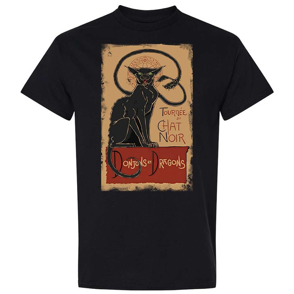 Tournee Du Chat Noir Classic Unisex T-Shirt - Black - 1