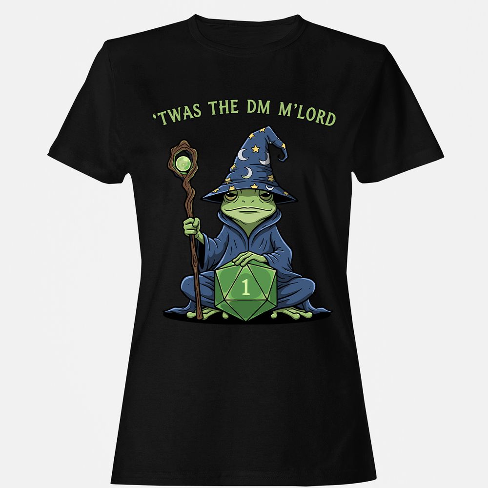 Twas the DM M’lord Women's T-Shirt - Black - 1