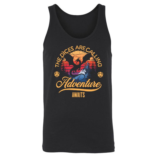 The Dices Are Calling Unisex Jersey Tank - Black - 1