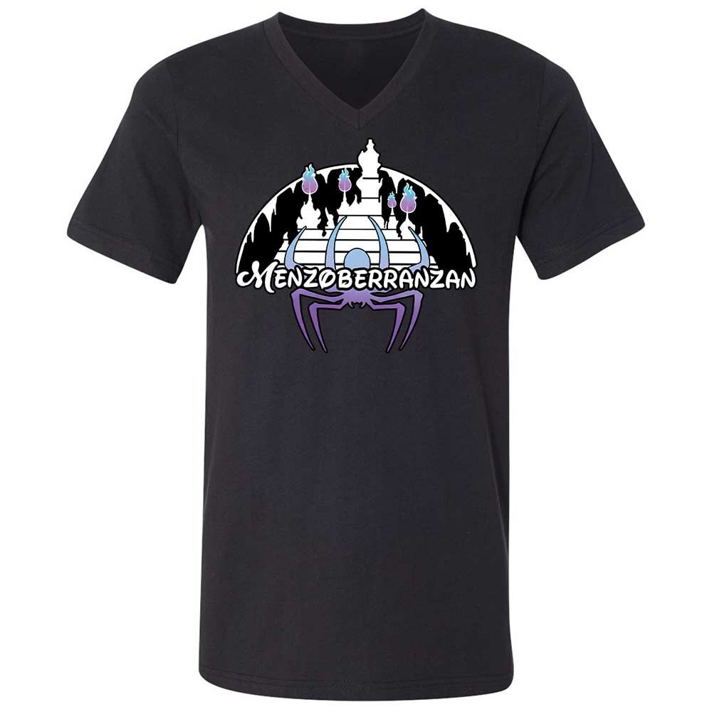 Menzoberranzan Unisex V-Neck T-Shirt - Black - 1