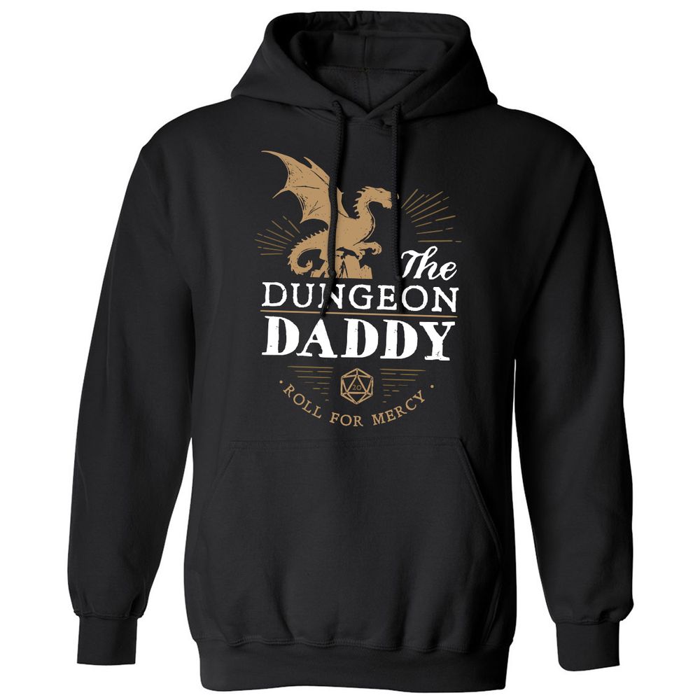 Dungeon Daddy Roll For Mercy Classic Unisex Hoodie - Black - 1
