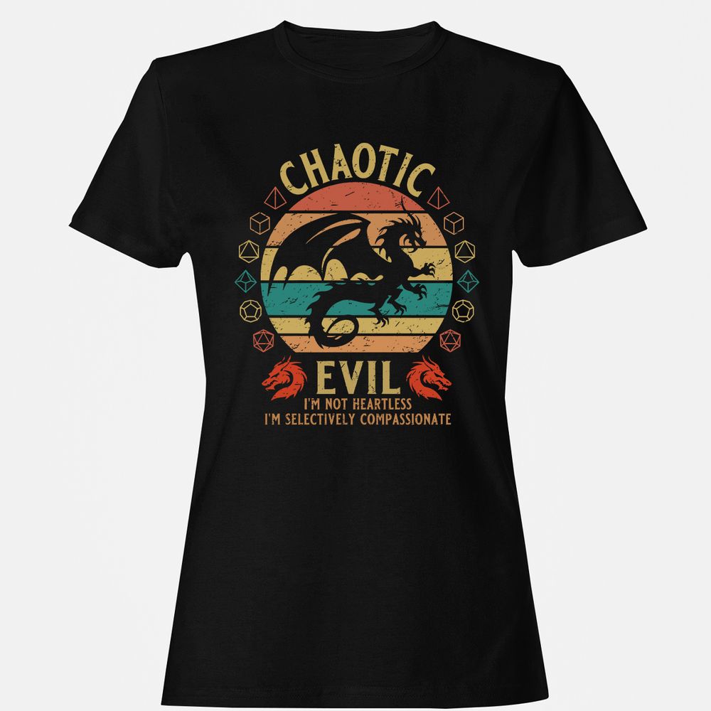 Chaotic Evil Women's T-Shirt - Black - 1