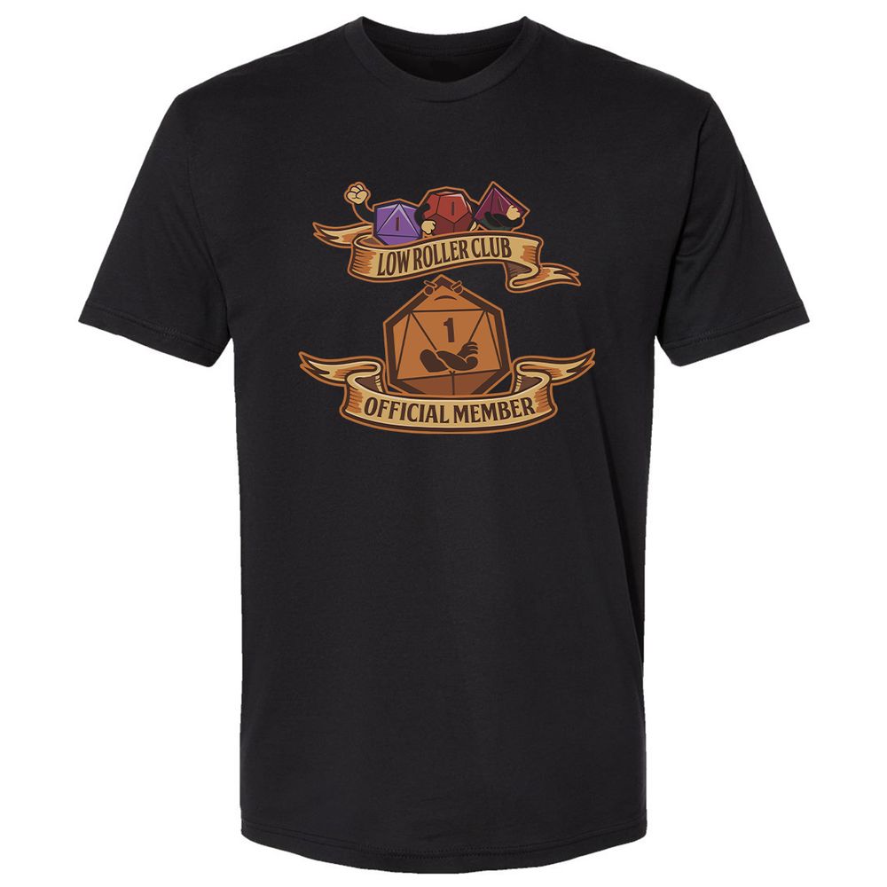Low Roller Club Premium Unisex T-Shirt - Black - 1