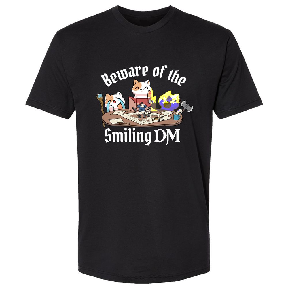 Beware of the Smiling DM - Black - 1