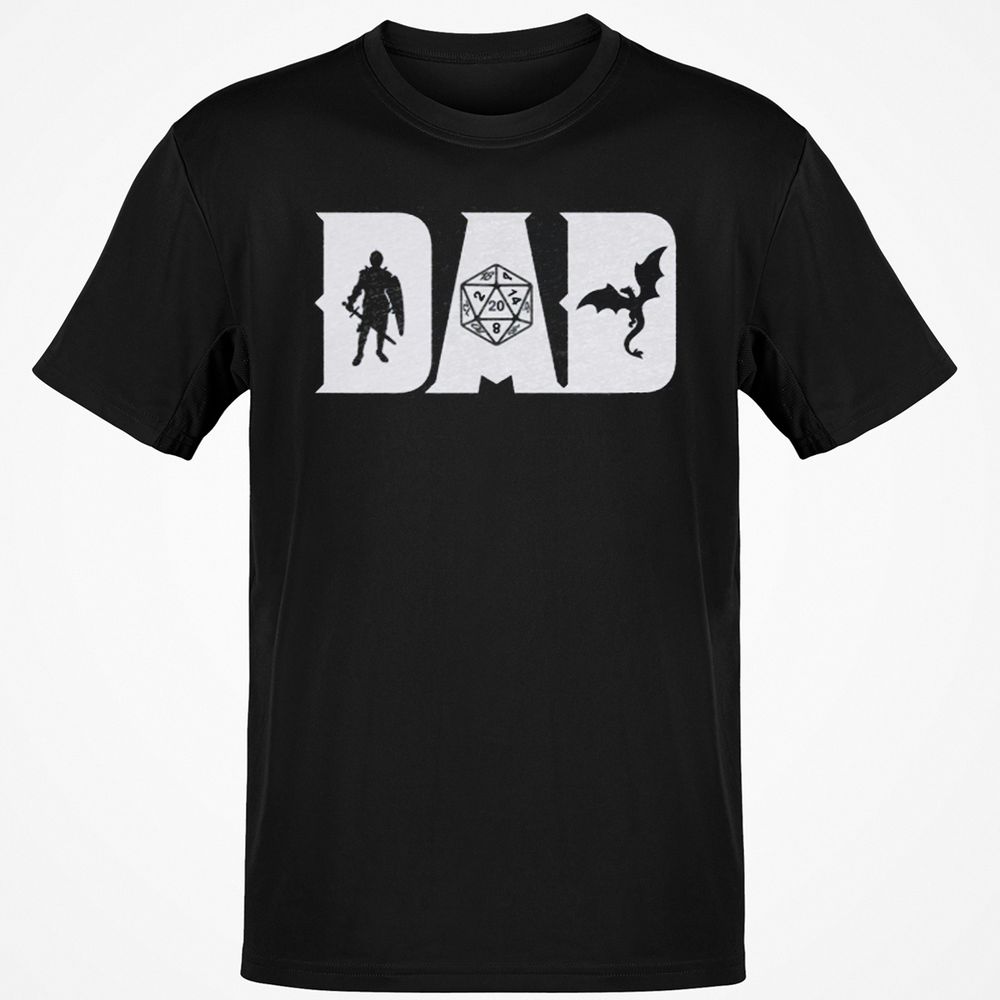 Dad Fathers Day Classic Unisex T-Shirt - Black - 1