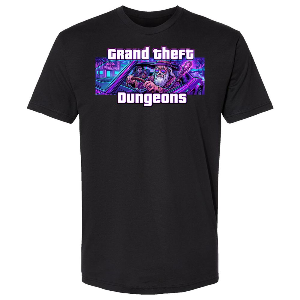 Grand Theft Dungeons Miami - Black - 1