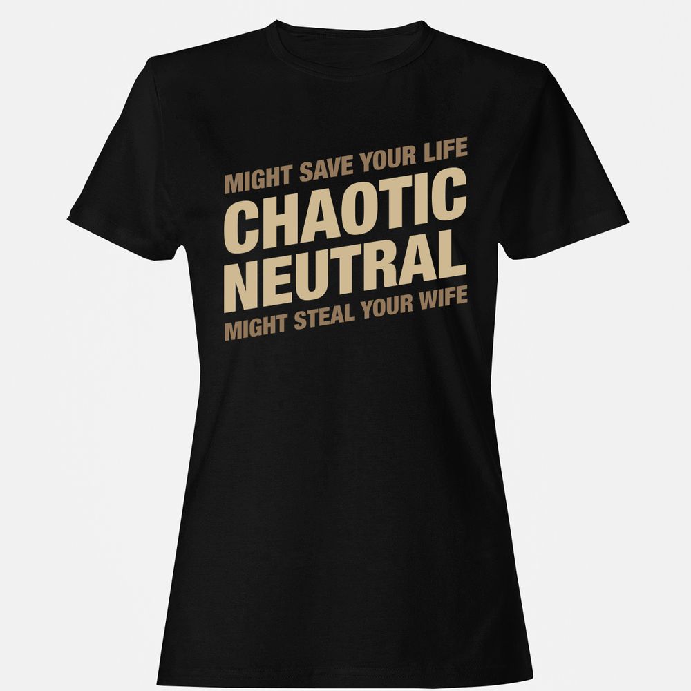 Might Save Your Life Might Steal Your Wife Women's T-Shirt - Black - 1