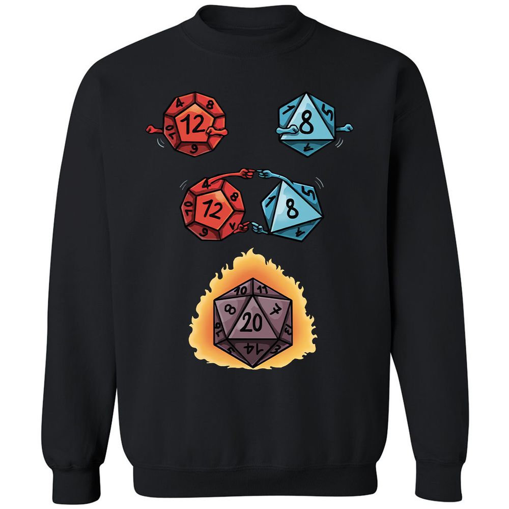 Dice Fusion RPG Classic Unisex Sweatshirt - Black - 1